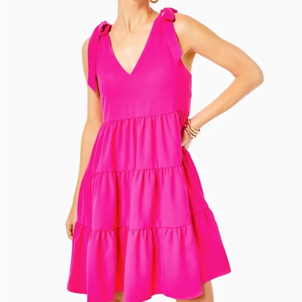 Lilly Pulitzer Pink Blisslyn Dress Size Small